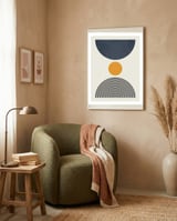 Minimalist geometry IV framed in a tender room thumbnail