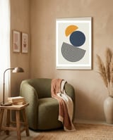 Minimalist geometry II framed in a tender room thumbnail