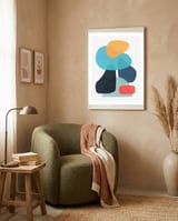 Harmonic Art III framed in a tender room thumbnail