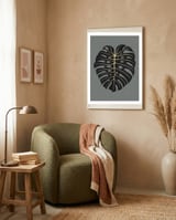 Golden Leaf 03 framed in a tender room thumbnail