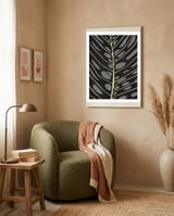 Golden Leaf 05 framed in a tender room thumbnail