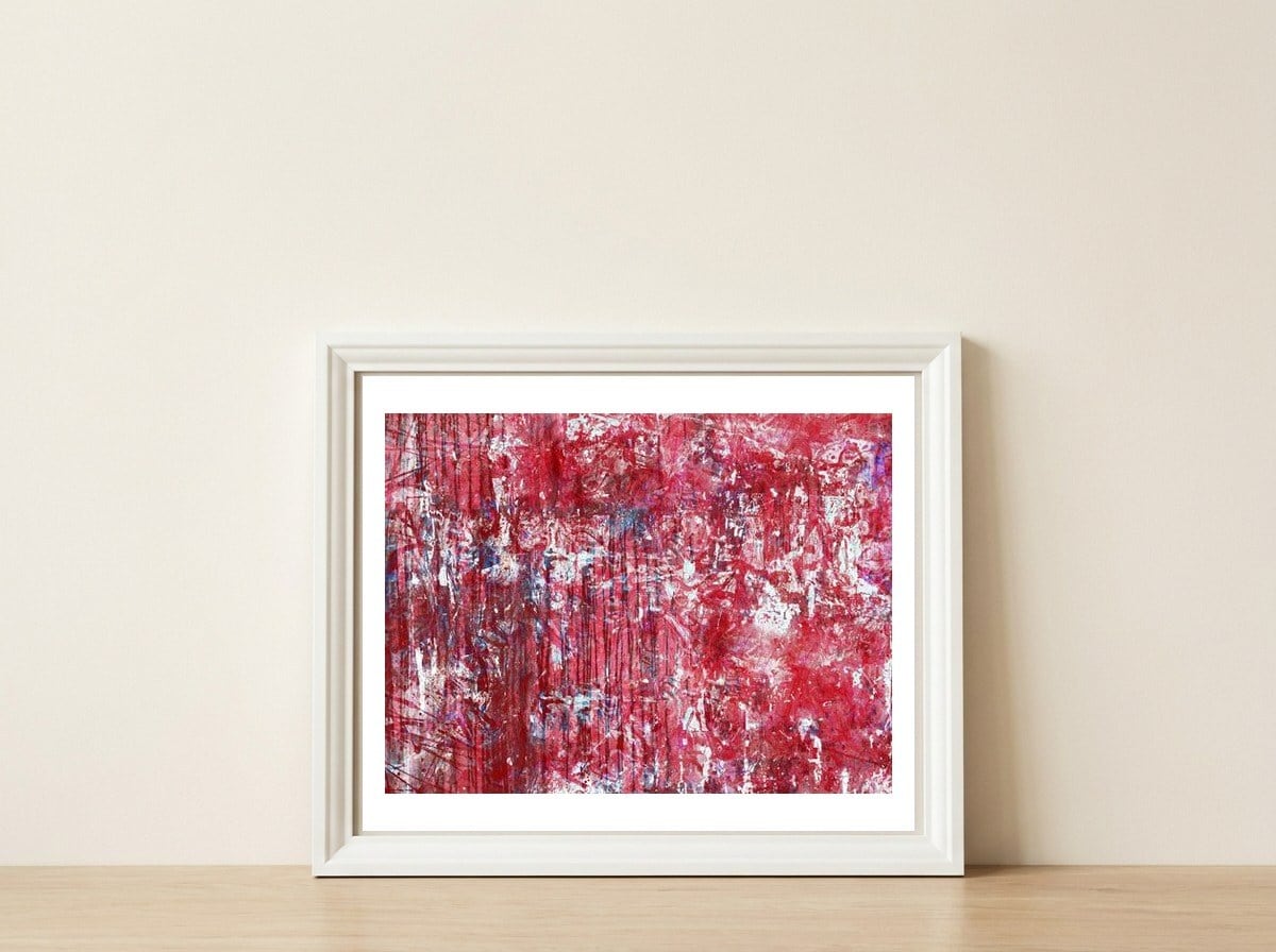 Intensity 1 — framed, leaning against the wall