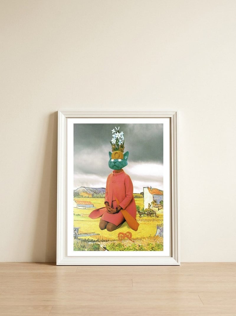 Aus Den Sieben Leben Einer Katze · Marianne — framed, leaning against the wall