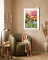 Mushroom Valley framed in a tender room thumbnail