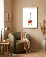 Roller Girl framed in a tender room thumbnail