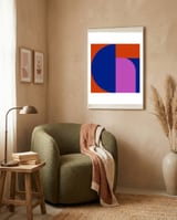 Heatwave | abstract modern framed in a tender room thumbnail