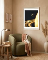 Saturn Highway framed in a tender room thumbnail