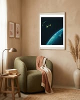 Adventure Awaits framed in a tender room thumbnail