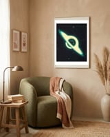 Black Hole Adventures framed in a tender room thumbnail