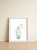 Volatile Flowers I — framed, leaning against the wall thumbnail