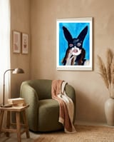 Bunny framed in a tender room thumbnail