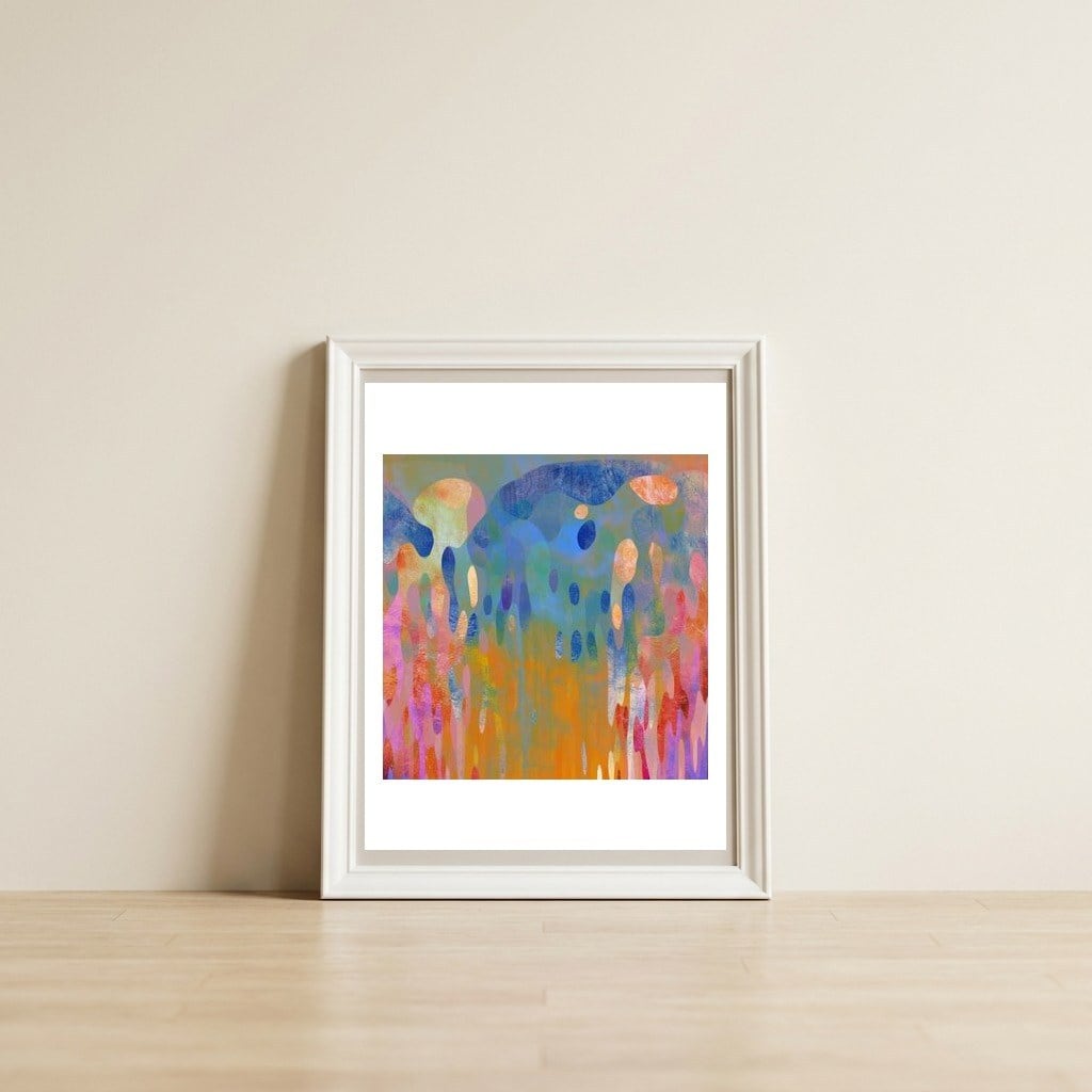 Dancer  — framed, leaning against the wall