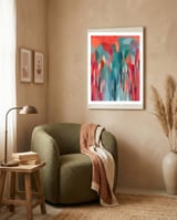Angel or Demon framed in a tender room thumbnail