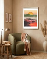 Sunrise framed in a tender room thumbnail
