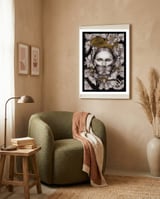 Silence of Madam Butterfly framed in a tender room thumbnail