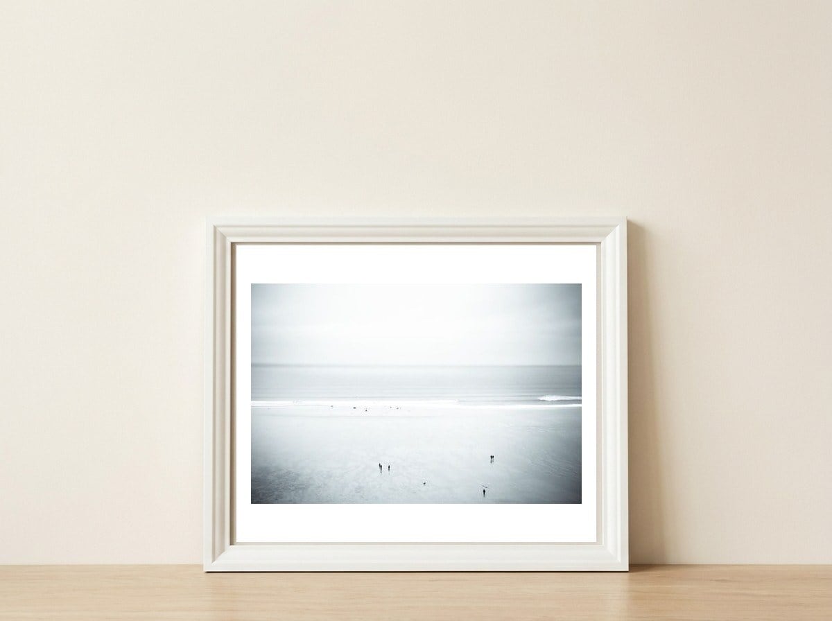 Watergate Bay — framed, leaning against the wall