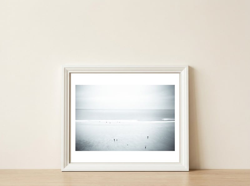Watergate Bay — framed, leaning against the wall