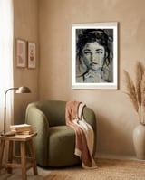 Baby Blue framed in a tender room thumbnail