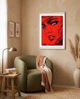Crimson Utopia framed in a tender room thumbnail