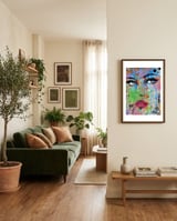 Gothic framed in a grounding room thumbnail