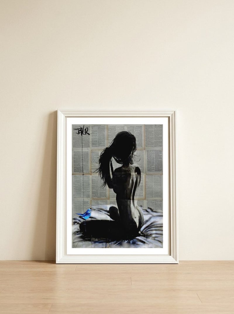 New Day New Hope — framed, leaning against the wall