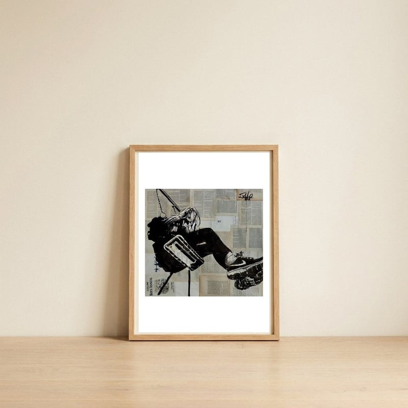 Sway Away — framed, leaning against the wall