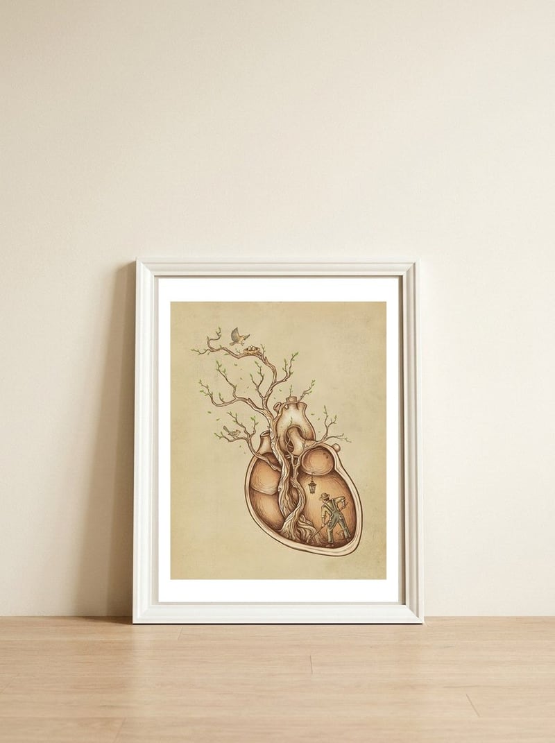 Tree Of Life — framed, leaning against the wall