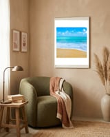 Beach framed in a tender room thumbnail
