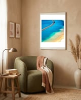 Beach framed in a tender room thumbnail