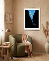 Skydiver framed in a tender room thumbnail