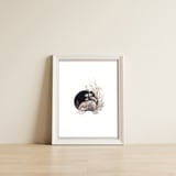 Sleeping Mouse — framed, leaning against the wall thumbnail