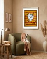 Behind Your Face framed in a tender room thumbnail