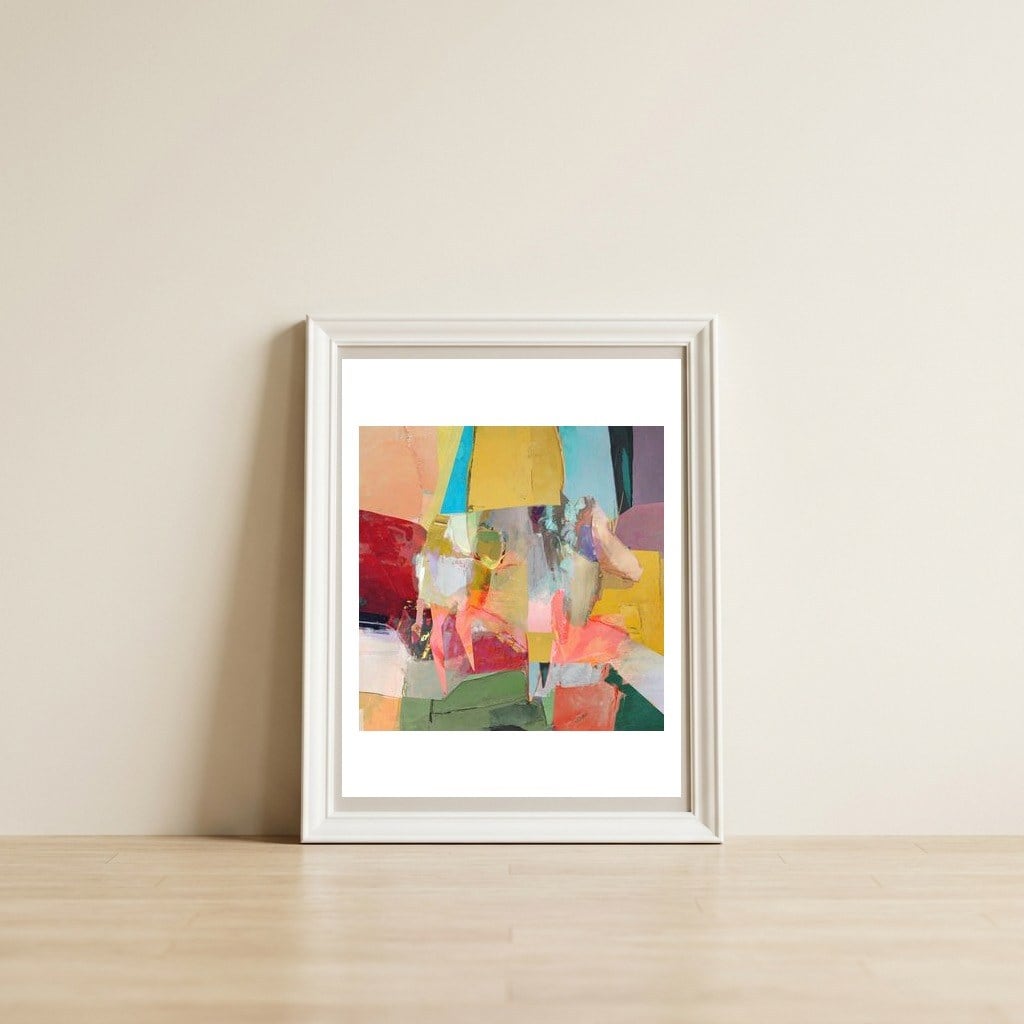 Cow 1 — framed, leaning against the wall
