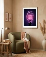 Love Yourself framed in a tender room thumbnail