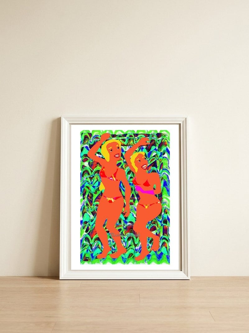 Perfil 75 — framed, leaning against the wall
