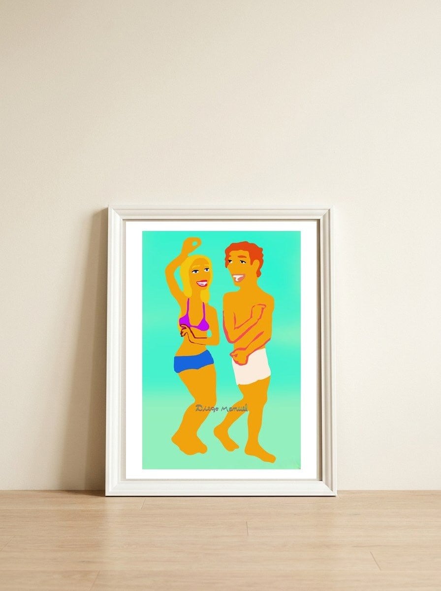 Perfil 86 — framed, leaning against the wall
