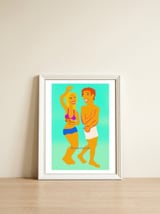 Perfil 86 — framed, leaning against the wall thumbnail
