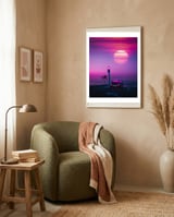 OUTRUN framed in a tender room thumbnail