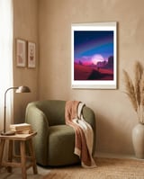 NOMAD LAND framed in a tender room thumbnail
