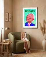 Borges Digital 6 framed in a tender room thumbnail