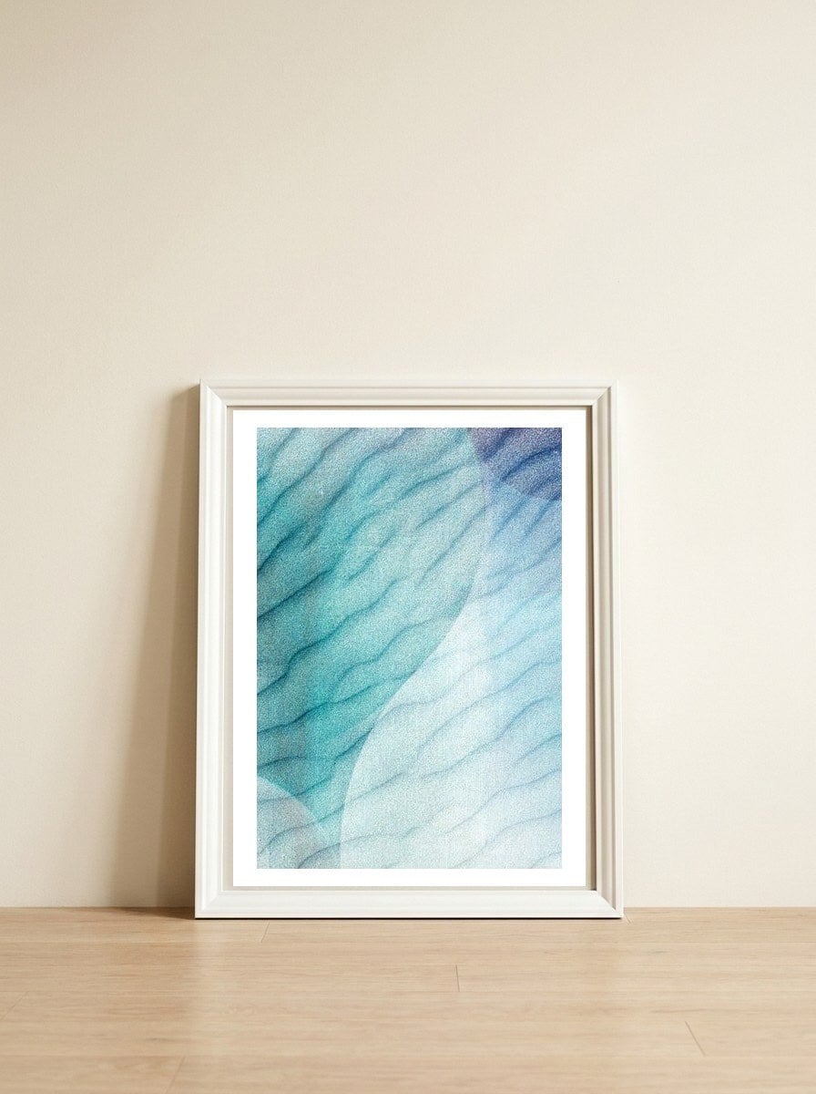 Impresiones Profundas #3 — framed, leaning against the wall