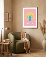Hello - pop tree - framed in a tender room thumbnail