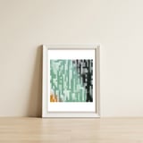 Pixel City #2 — framed, leaning against the wall thumbnail