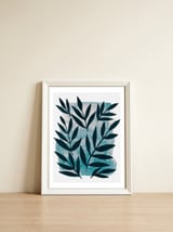 Simple Branches — framed, leaning against the wall thumbnail