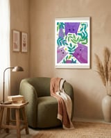 Cats And Branches framed in a tender room thumbnail