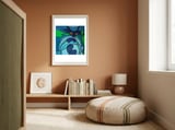 Monkey by Chameleon Amour framed in a gentle room thumbnail