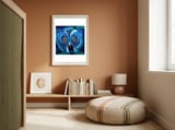 Owl by Chameleon Amour framed in a gentle room thumbnail