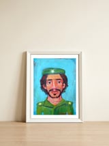 Che Guevara 9 — framed, leaning against the wall thumbnail