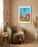 El Pintor 3 framed in a tender room thumbnail