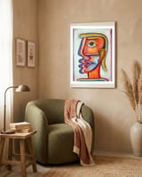 El Pintor 4 framed in a tender room thumbnail